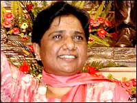 Mayawati's entry in the list of top eight woman achievers