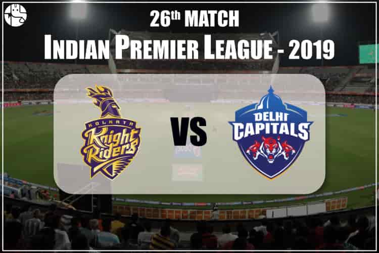 KKR Vs DC IPL 26th Match Prediction