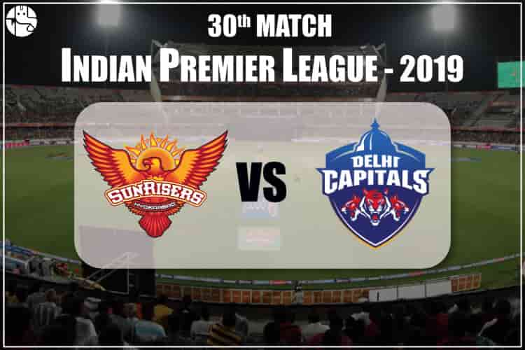 SRH vs DC IPL 30th Match Prediction