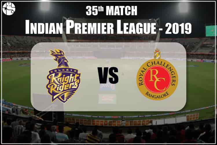 KKR vs RCB IPL 35th Match Prediction