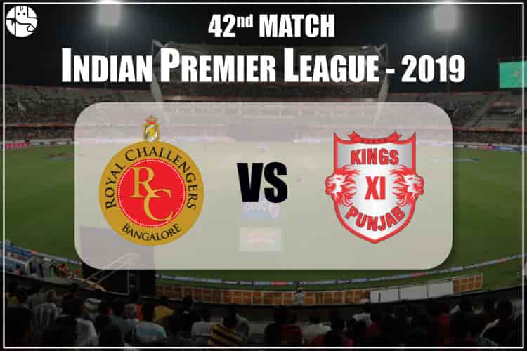 RCB vs KXIP IPL 42nd Match Prediction