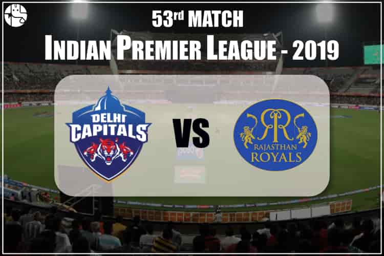 DC vs RR IPL 53rd Match Prediction