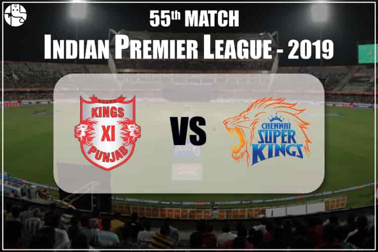 CSK vs KXIP IPL 55th Match Prediction