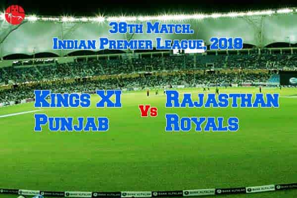 Kings XI Punjab vs Rajasthan Royals