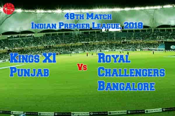 Kings XI Punjab Vs Royal Challengers Bangalore