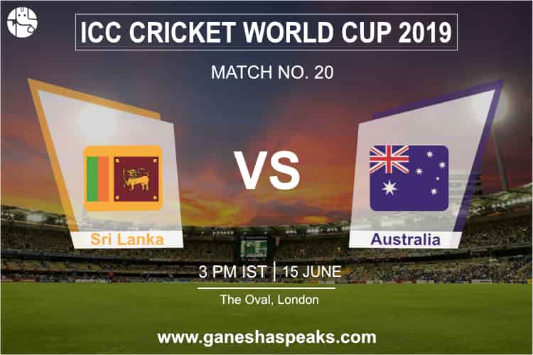  Sri Lanka vs Australia Match Prediction