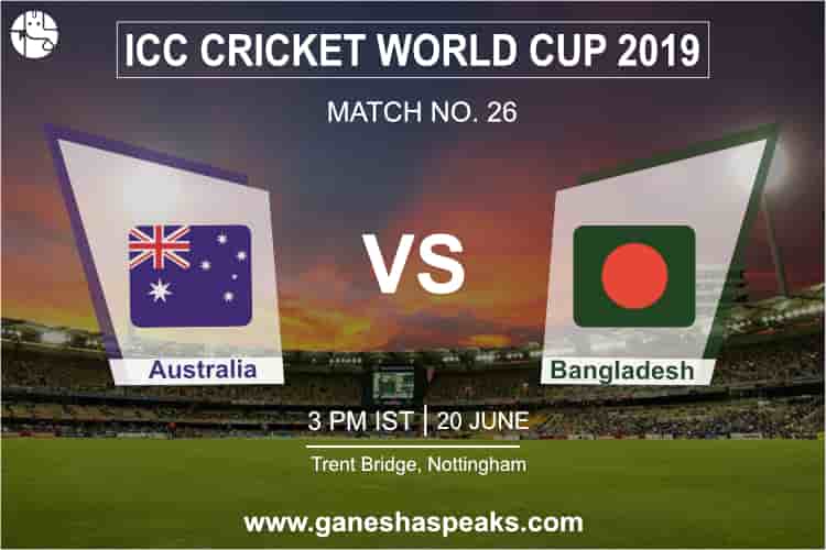  Australia vs Bangladesh Match Prediction