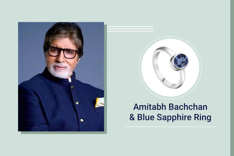 Amitabh Bachchan - Blue Sapphire (Neelam)