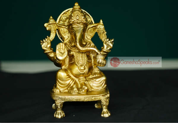 Ganesha Idol With Logo Article