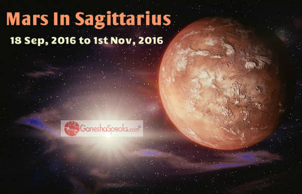 The Mars Transit In Sagittarius Will Broaden The Horizons of Optimism, Says Ganesha - GaneshaSpeaks