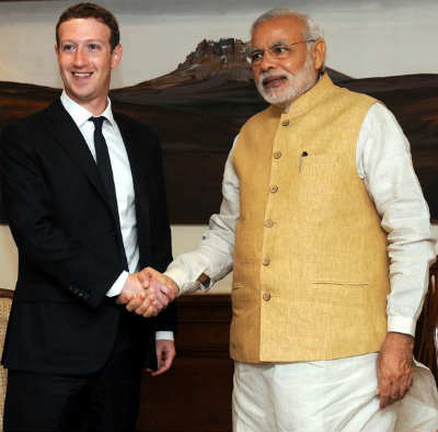 Expect path-breaking technological progress after the PM Modi-Zuckerberg meet... - GaneshaSpeaks
