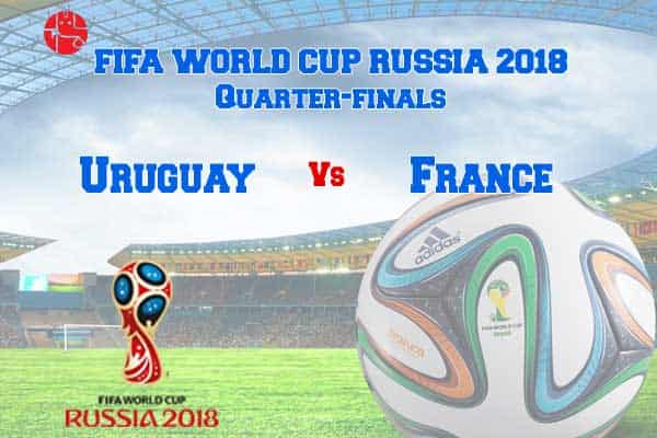 first quarter-final Uruguay and France