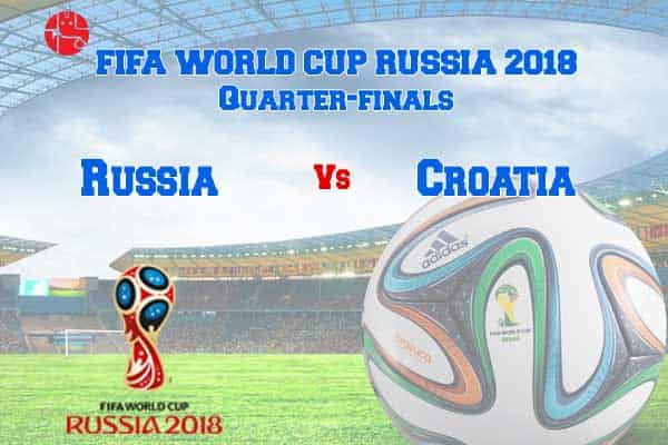 quarter final Russia and Croatia