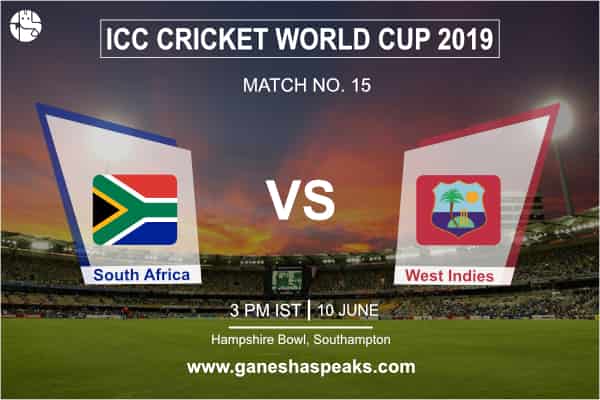 वर्ल्ड कप 2019 :  साउथ अफ्रीका की किस्मत पलेटगी या वेस्ट इंडीज मारेगी बाजी