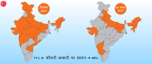 कैसे पूरा होगा नरेंद्र मोदी का कांग्रेस मुक्त भारत का सपना, जबकि देश में लगातार सिमट रही भाजपा, पढ़िए ज्योतिष विश्लेषण